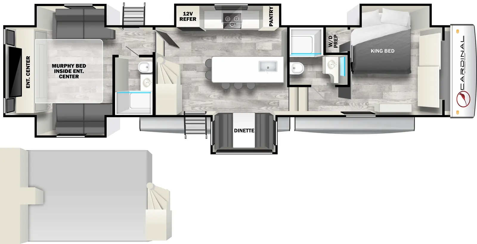 Cardinal 38BET Floorplan